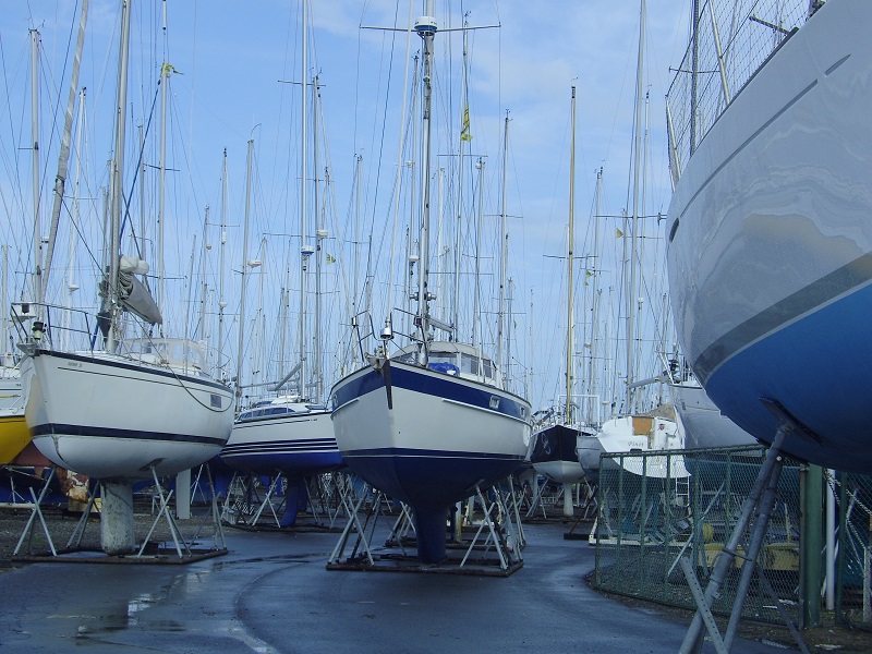 bateaux de plaisance, hivernage au sec